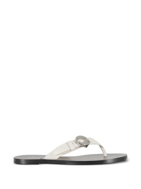 Coperni Belt buckle thong flip flops - White - zdjęcie produktu nr 1