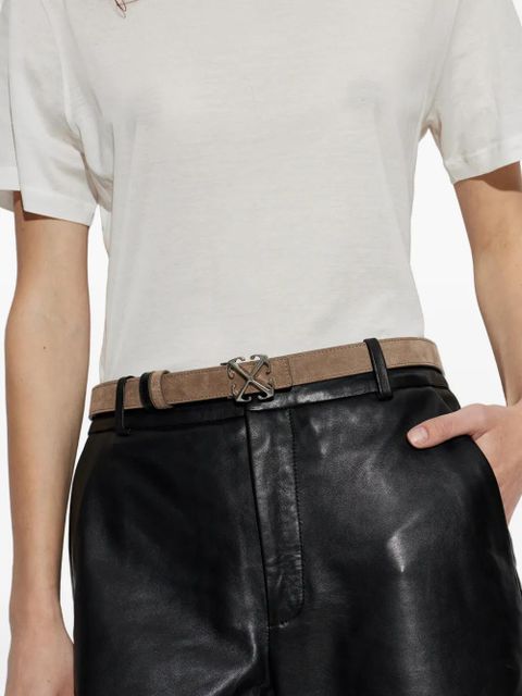 Off-White Arrows buckle suede belt - Neutrals - zdjęcie produktu nr 2