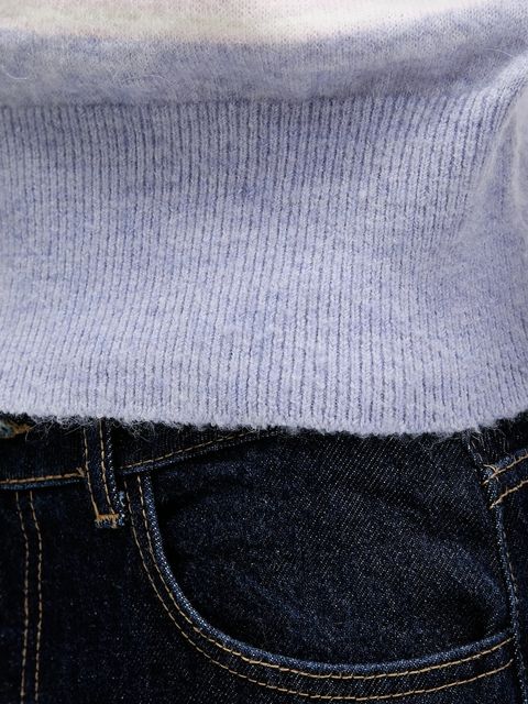 Tommy Jeans sweter z dodatkiem alpaki damski kolor niebieski DW0DW22558