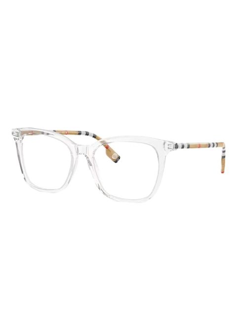 Burberry Eyewear transparent square glasses - White
