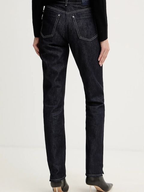 BOSS Orange jeansy damskie kolor granatowy 50552466