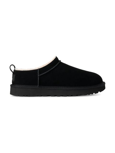 UGG kapcie zamszowe Classic Micro kolor czarny 1173891.BLK - zdjęcie produktu nr 1