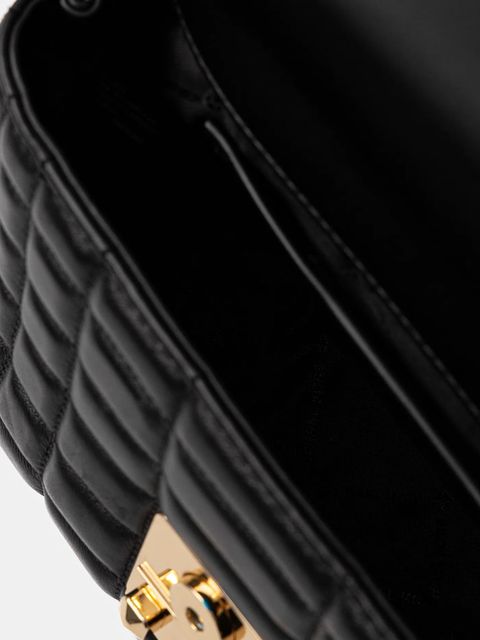 MICHAEL Michael Kors torebka skórzana kolor czarny 30F5G2RS2L