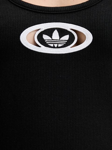 adidas Originals sukienka Balloon Dress kolor czarny mini rozkloszowana KC8798