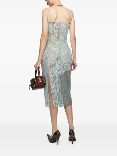 Acne Studios lace midi dress - Blue