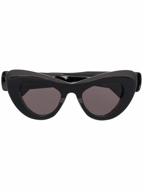 Balenciaga Eyewear Mega cat-eye sunglasses - Black - zdjęcie produktu nr 1