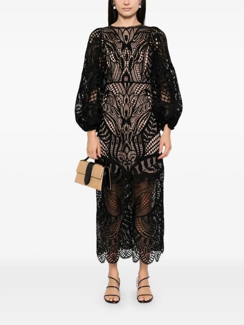 FARM Rio Nature midi dress - Black - zdjęcie produktu nr 2