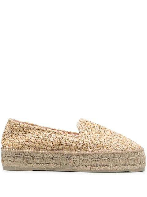 Manebi woven raffia espadrilles - Neutrals - zdjęcie produktu nr 1