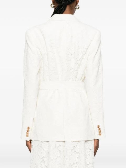 ZIMMERMANN Luna belted blazer - Neutrals