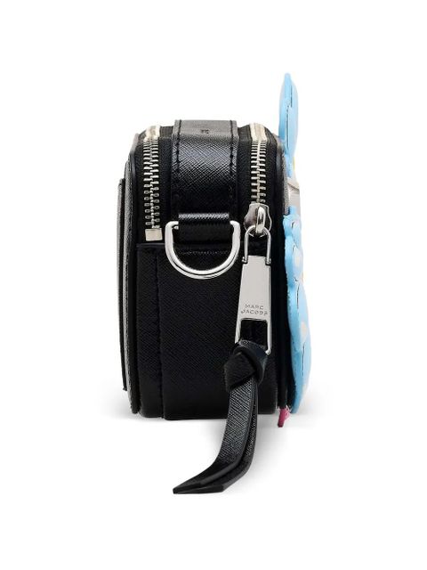 Marc Jacobs x Hattie Stewart flower-embellishment crossbody bag - Black