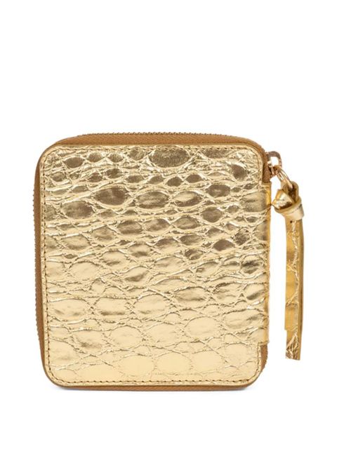 DRIES VAN NOTEN embossed leather wallet - Gold - zdjęcie produktu nr 2