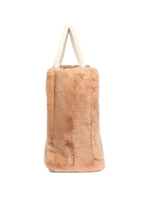 Marni faux-fur tote bag - Neutrals