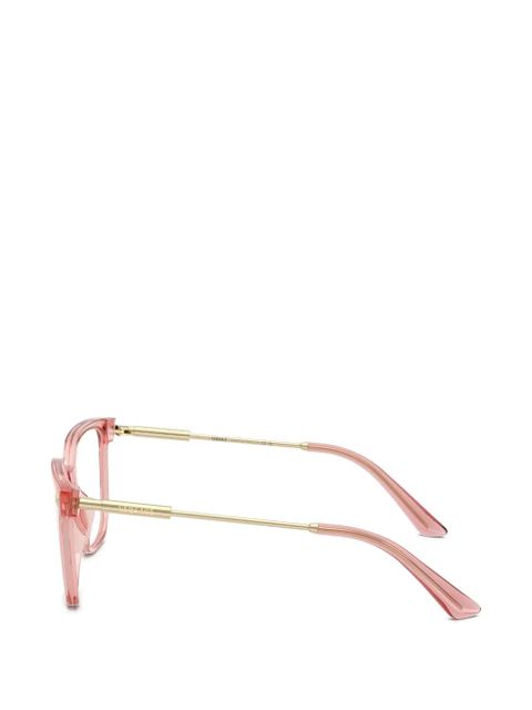 Versace Eyewear Medusa Head-appliqué glasses - Pink