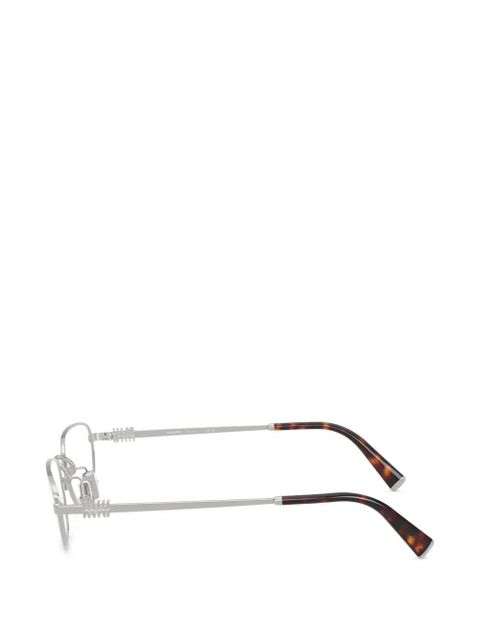 Miu Miu Eyewear rectangle-frame glasses - Silver