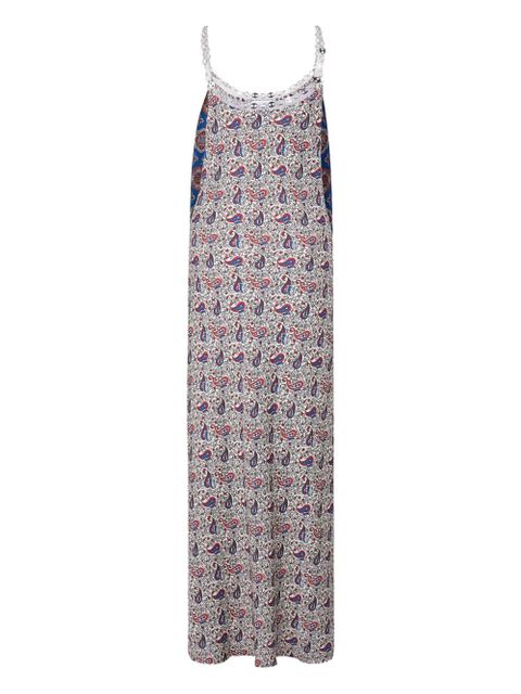 Rabanne paisley-print maxi dress - Neutrals