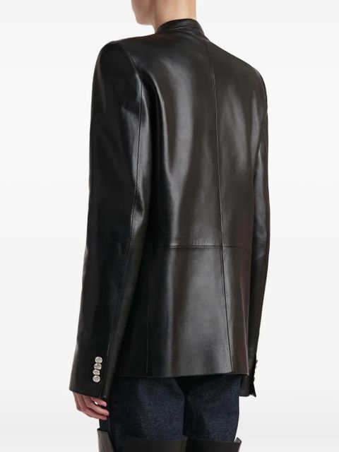 KHAITE button lambskin jacket - Black - zdjęcie produktu nr 2