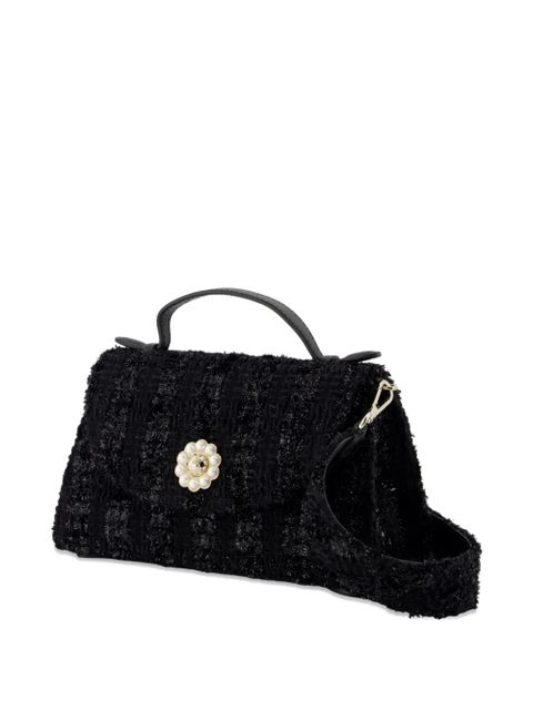 Simone Rocha Valentine pearl-embellished tweed mini bag - Black - zdjęcie produktu nr 2