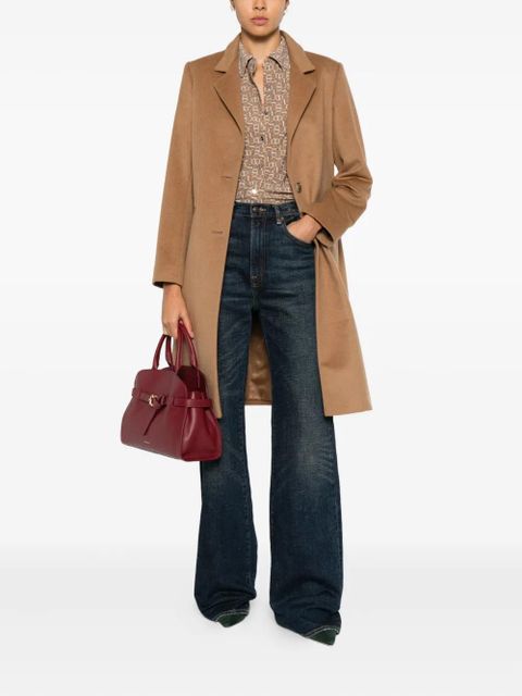 Lauren Ralph Lauren wool button coat - Brown