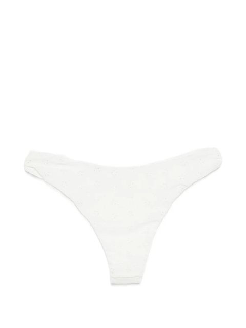 Faithfull the Brand Halo broderie anglaise bikini bottoms - White