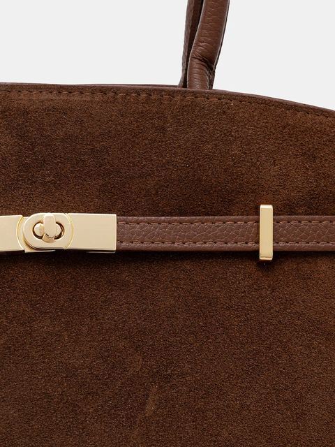 Answear.LAB torebka zamszowa