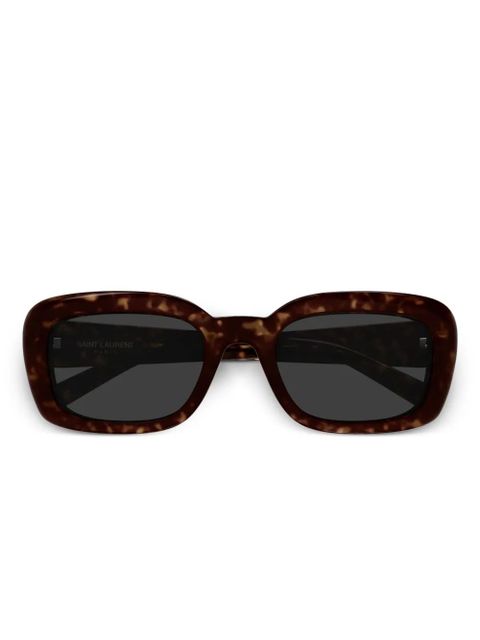 Saint Laurent Eyewear M130 sunglasses - Brown - zdjęcie produktu nr 1