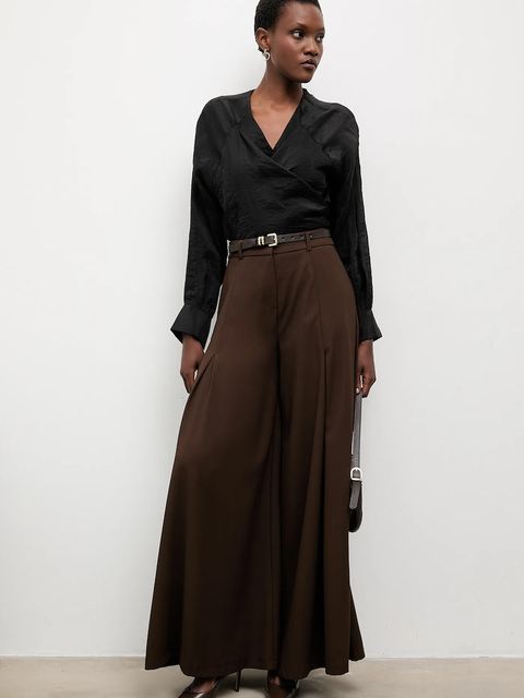 Answear.LAB koszula damska kolor czarny relaxed - zdjęcie produktu nr 2