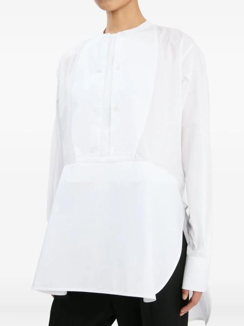 Victoria Beckham bib-detail shirt - White