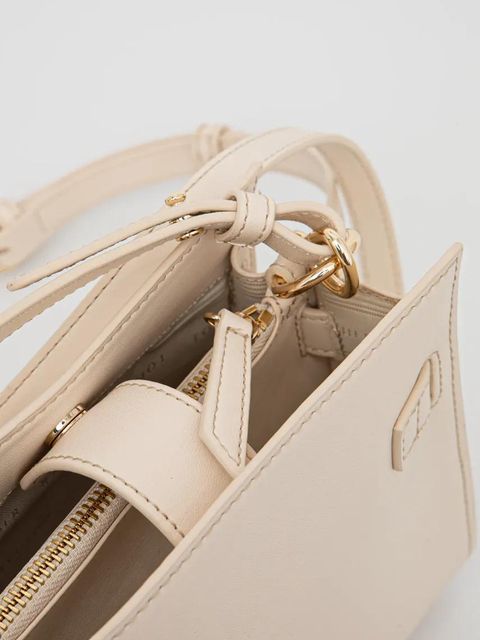 Tommy Hilfiger torebka kolor beżowy AW0AW17405