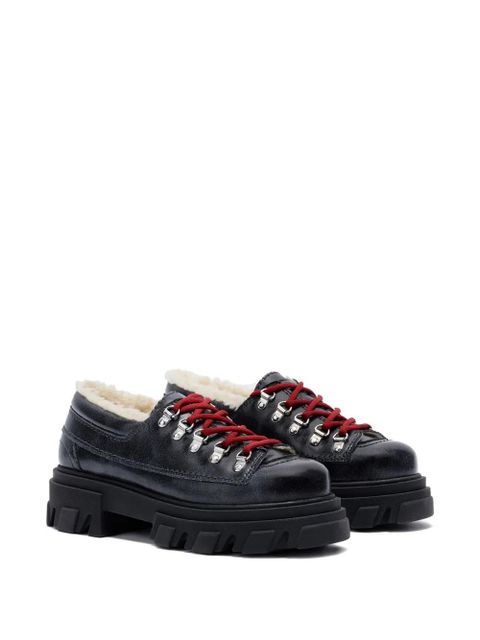 GANNI shearling derby shoes - Grey - zdjęcie produktu nr 2