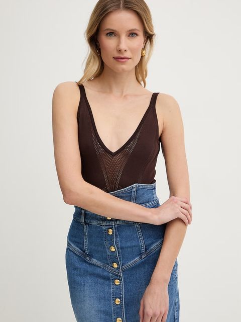 Elisabetta Franchi body damskie z wiskozy - zdjęcie produktu nr 1