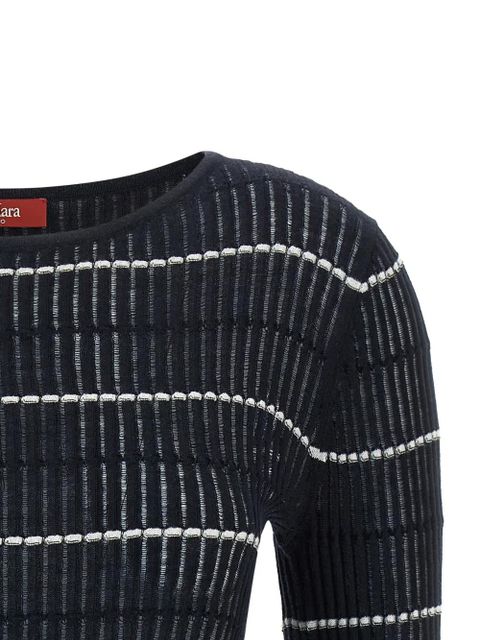 Max Mara Pedone ribbed striped sweater - Blue