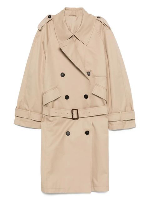 The Attico double-breasted trench coat - Neutrals - zdjęcie produktu nr 1