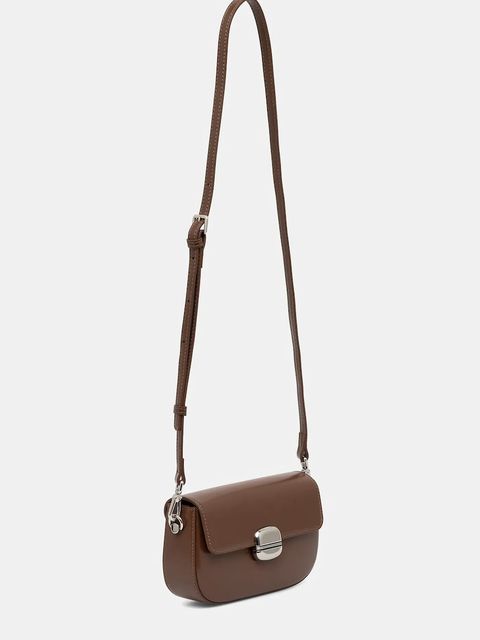 Answear.LAB torebka skórzana kolor brązowy - zdjęcie produktu nr 2