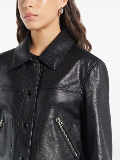 TOM FORD leather jacket - Black