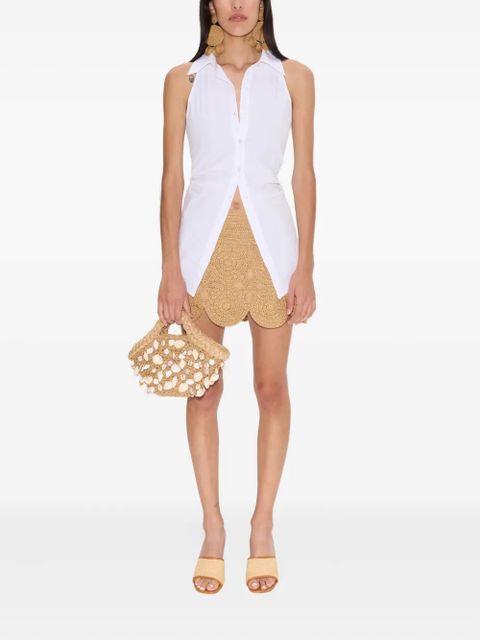 Simon Miller Beep Beep mini skirt - Neutrals - zdjęcie produktu nr 2