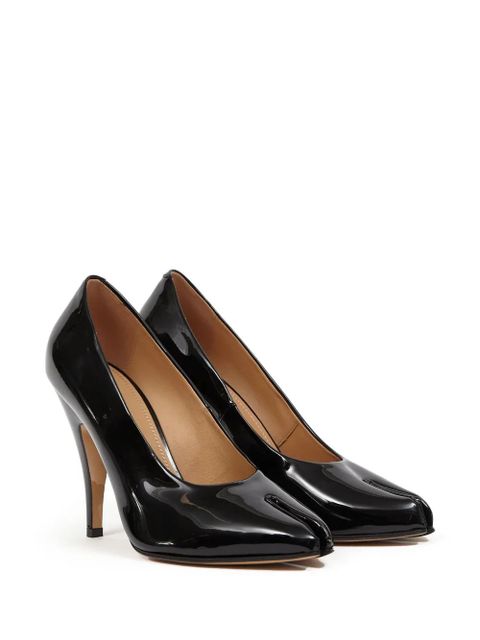 Maison Margiela Tabi 110mm patent-leather pumps - Black - zdjęcie produktu nr 2