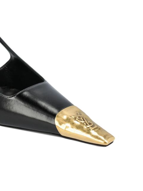 Saint Laurent Jeanne leather pumps - Black