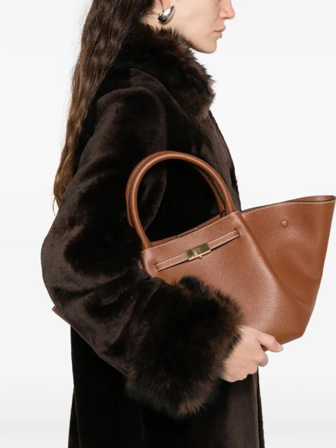 DeMellier midi New York top-handle tote bag - Brown - zdjęcie produktu nr 2