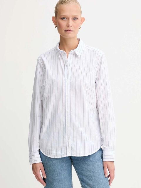Levi's koszula bawełniana damska kolor biały regular z kołnierzykiem klasycznym 34574 - zdjęcie produktu nr 1