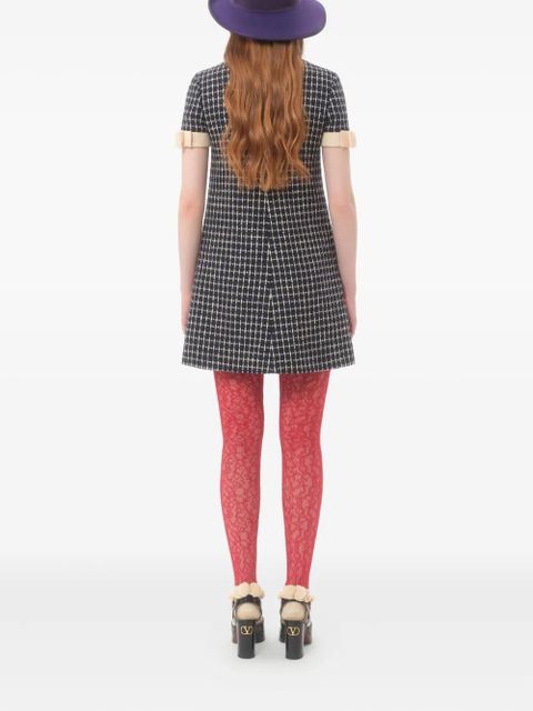 Valentino Garavani mini bouclé dress - Blue