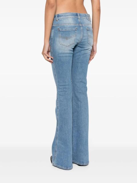 Blumarine low-rise bootcut jeans - Blue