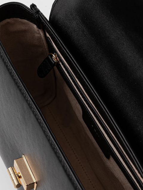 Geox torebka skórzana ELEANA kolor czarny D56ZRB 00043