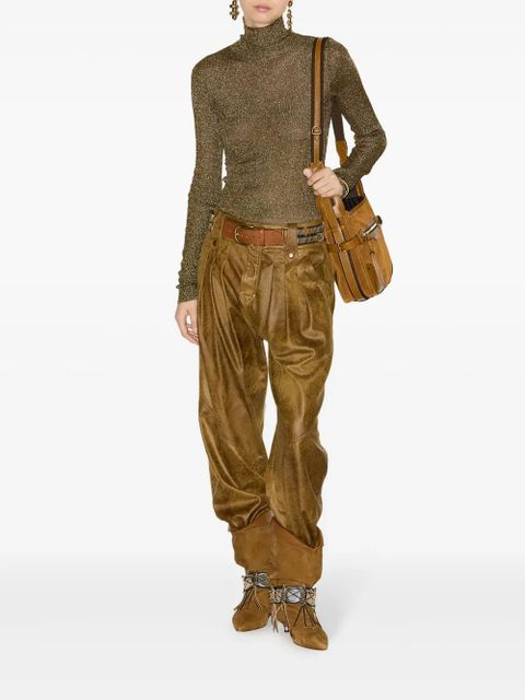 ISABEL MARANT Jaelis metallic jumper - Green - zdjęcie produktu nr 2