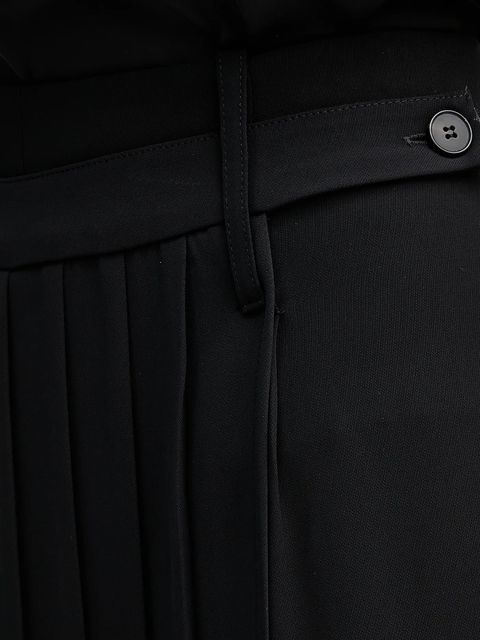 Sandro Ferrone spódnicospodnie damskie kolor czarny proste medium waist S32YBFMOLTO