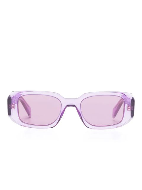 Prada Eyewear Symbole rectangle-frame sunglasses - Purple - zdjęcie produktu nr 1