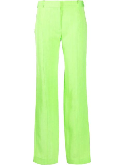 Jacquemus Meloia straight-leg trousers - Green - zdjęcie produktu nr 1