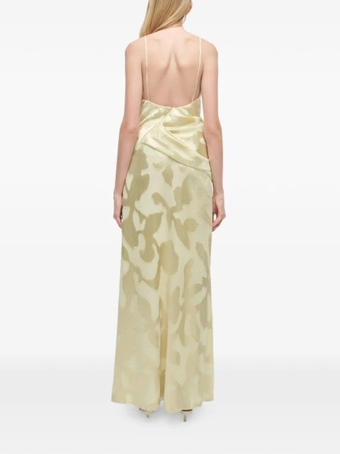 Simkhai Jessa drapped maxi dress - Neutrals
