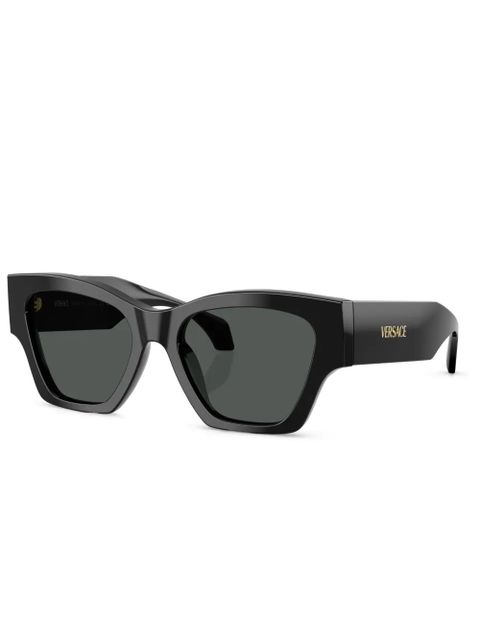 Versace Eyewear logo-print sunglasses - Black - zdjęcie produktu nr 2