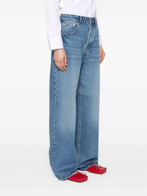 Jacquemus Nîmes mid-rise wide jeans - Blue