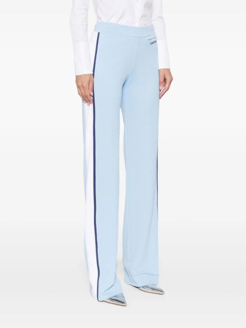 Casablanca piqué track pants - Blue